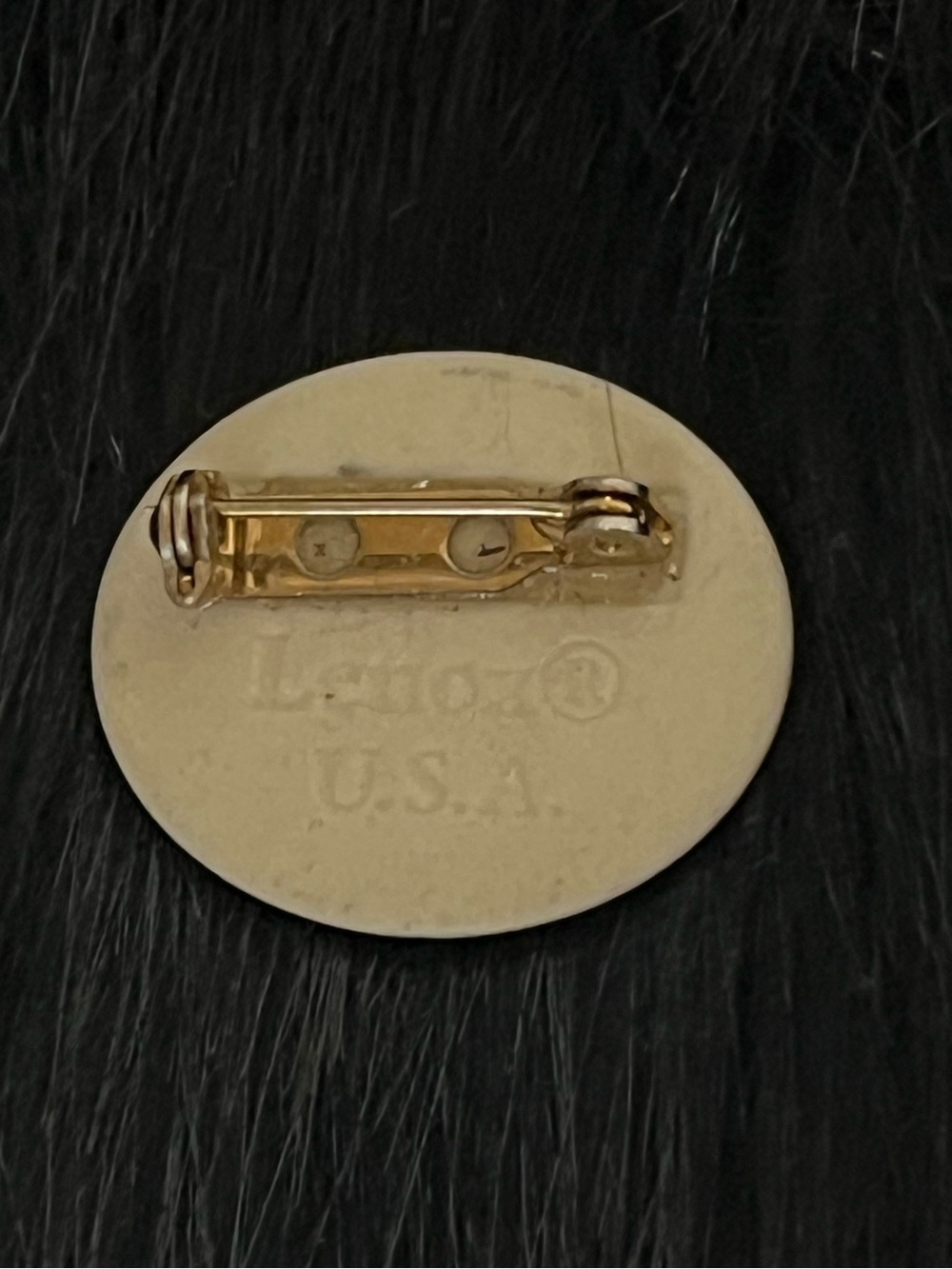 Lenox Vintage American Flag Brooch - Picture 3 of 9